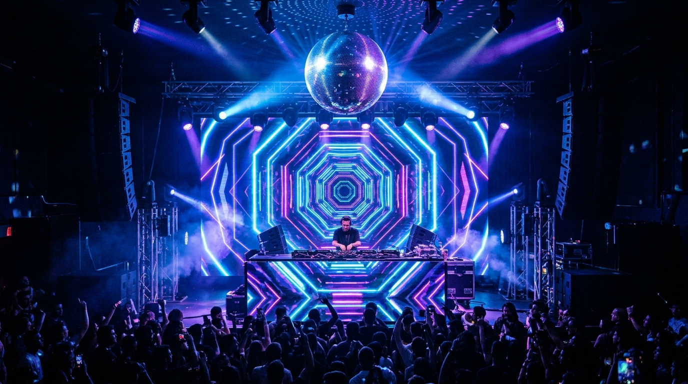LED Stage Installation